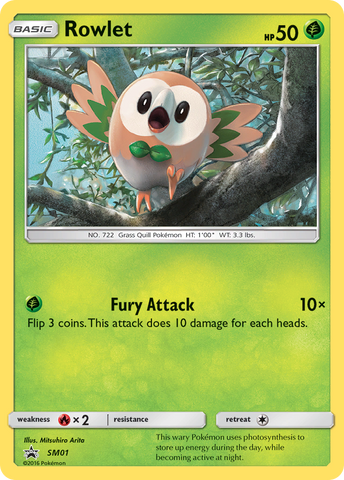 Rowlet (SM01) [Soleil et Lune : Promos Black Star] 