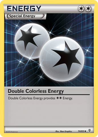 Double Énergie Incolore (74/83) [XY : Générations] 