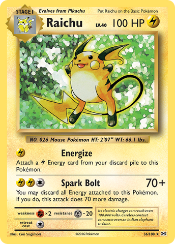 Raichu (36/108) [XY : Évolutions] 