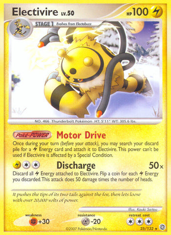 Electivire (25/132) (Thème Deck exclusif) [Diamond &amp; Pearl : Secret Wonders] 