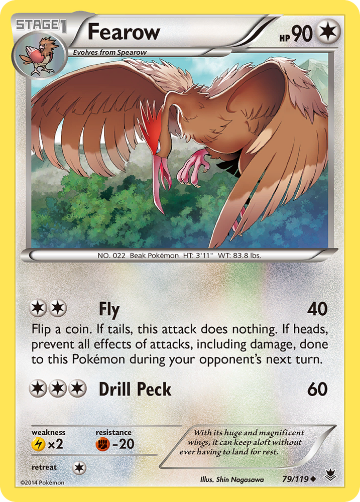 Fearow (79/119) [XY : Forces fantômes] 