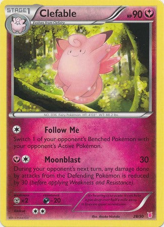 Mélodelfe (28/30) [XY : Kit d'entraînement 1 - Wigglytuff] 