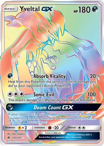 Yveltal GX (137/131) [Soleil et Lune : Lumière interdite] 