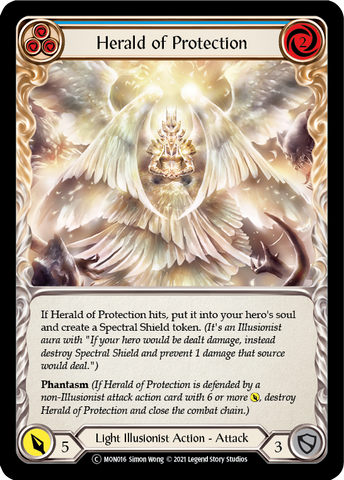 Herald of Protection (Bleu) [U-MON016] (Monarch Unlimited) Illimité Normal 