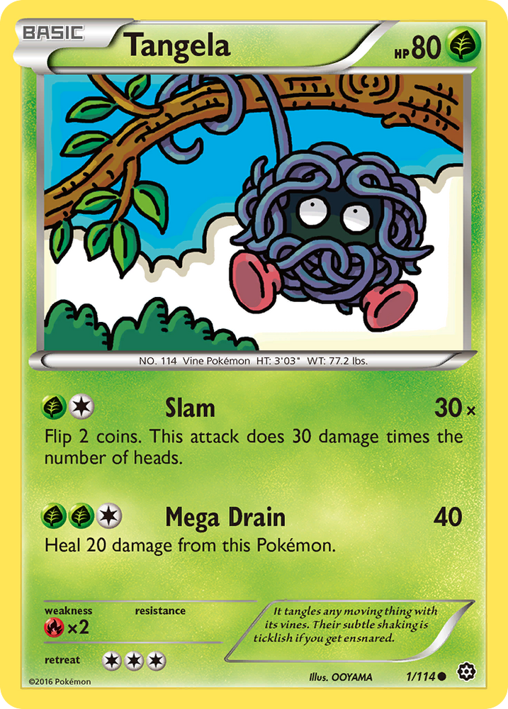 Tangela (1/114) [XY : Siège à vapeur] 