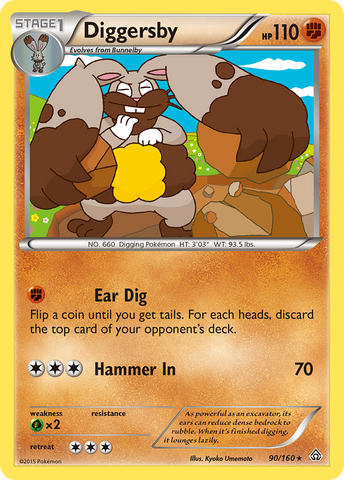 Diggersby (90/160) [XY : Clash Primal] 