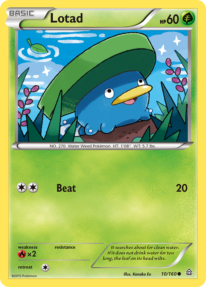 Lotad (10/160) [XY : Primal Clash] 