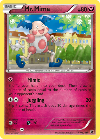 M. Mime (67/124) [XY : Fates Collide] 