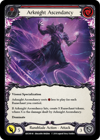 Arknight Ascendancy [ARC080-M] (Arcane Rising) 1ère édition Rainbow Foil 