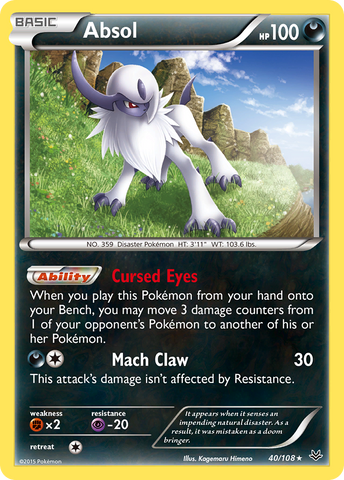 Absol (40/108) [XY : Ciel rugissant] 