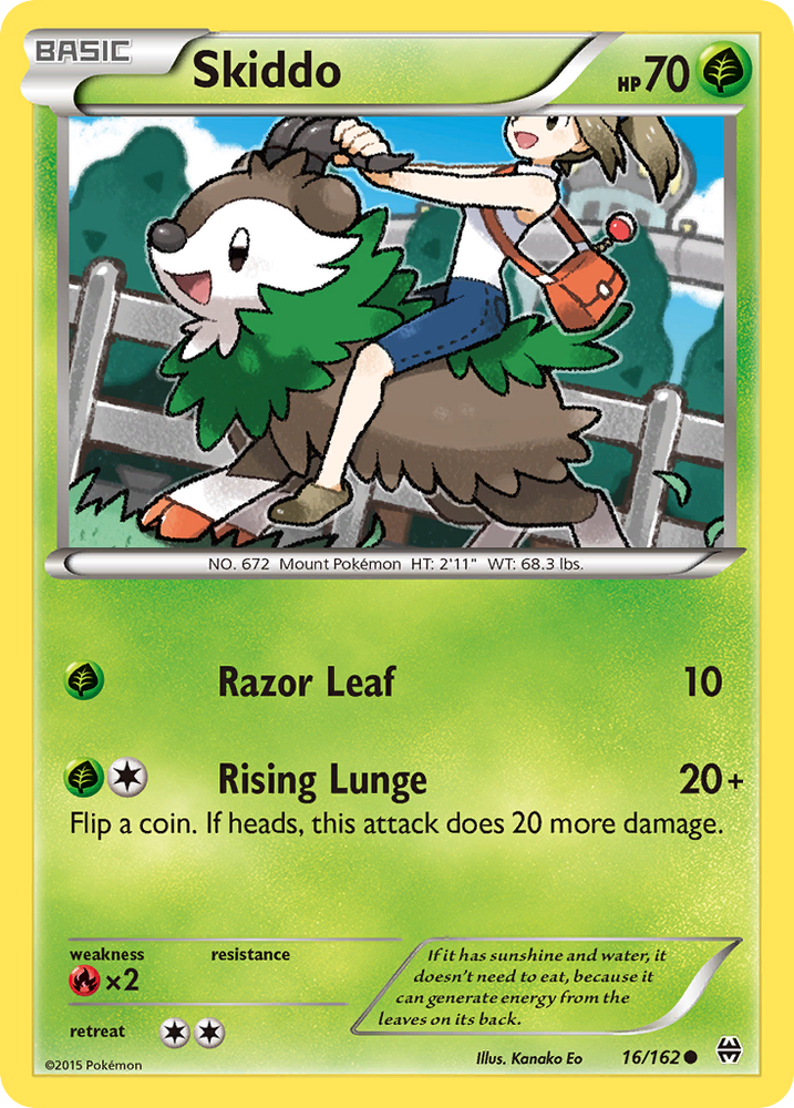 Skiddo (16/162) [XY : PERCÉE] 