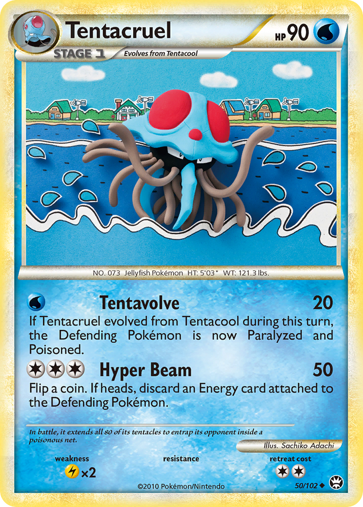 Tentacruel (50/102) [HeartGold &amp; SoulSilver : Triomphant] 