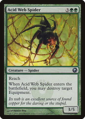 Acid Web Spider [Cicatrices de Mirrodin] 