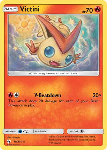 Victini (49/214) [Soleil et Lune : Tonnerre perdu] 