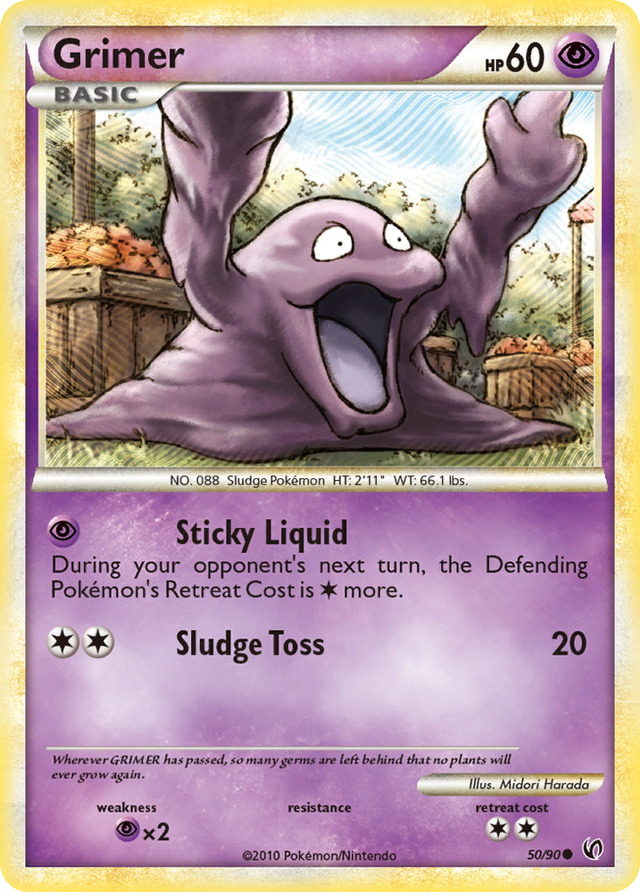 Grimer (50/90) [HeartGold & SoulSilver: Undaunted]