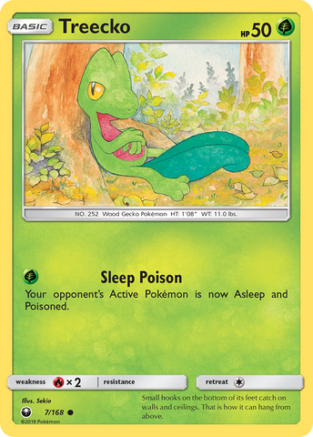 Treecko (7/168) [Soleil et Lune : Tempête céleste] 