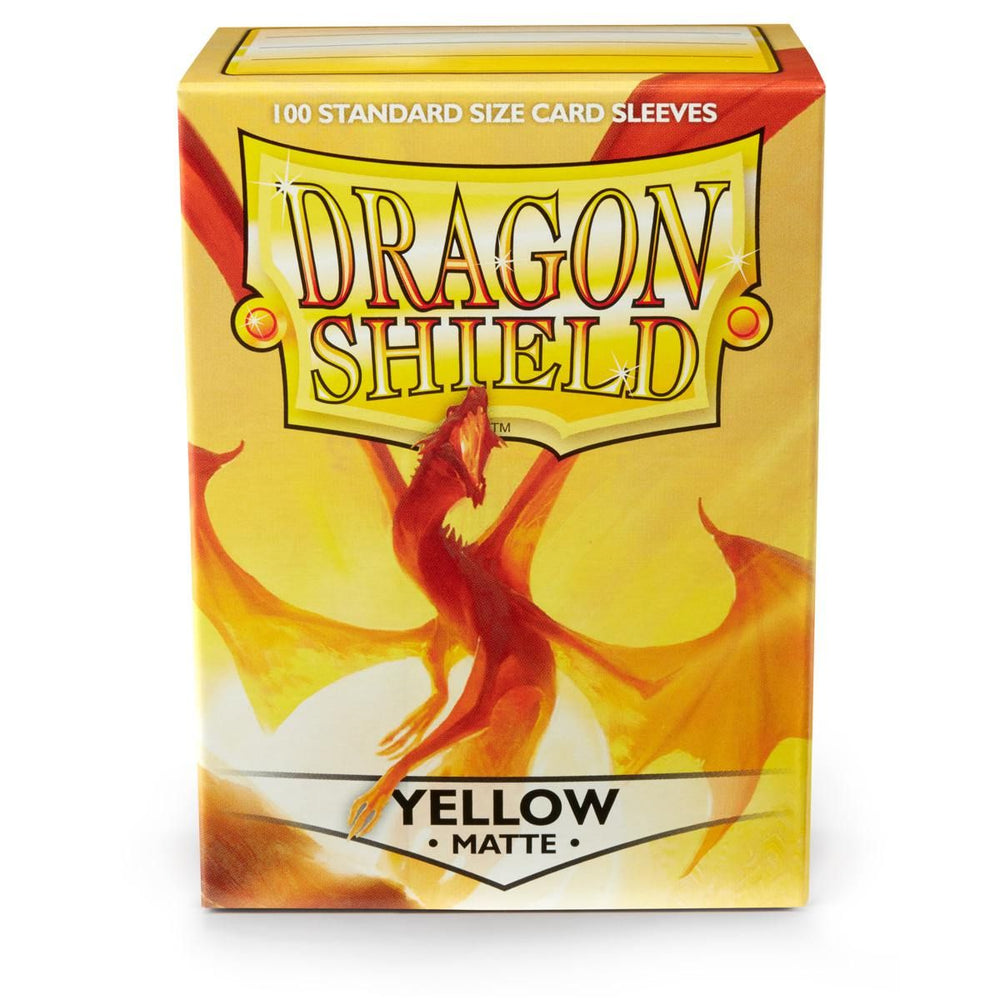 Dragon Shield : Pochettes standard 100 ct – Jaune (mat) 