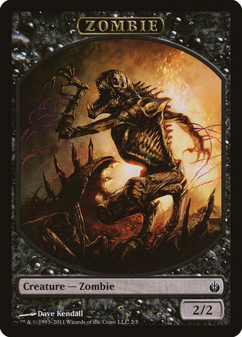 Jeton Zombie [Jetons assiégés de Mirrodin] 