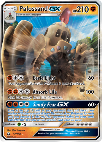 Palossand GX (82/168) [Soleil et Lune : Tempête céleste] 