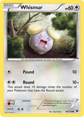 Whismur (80/124) [XY : Les destins entrent en collision] 