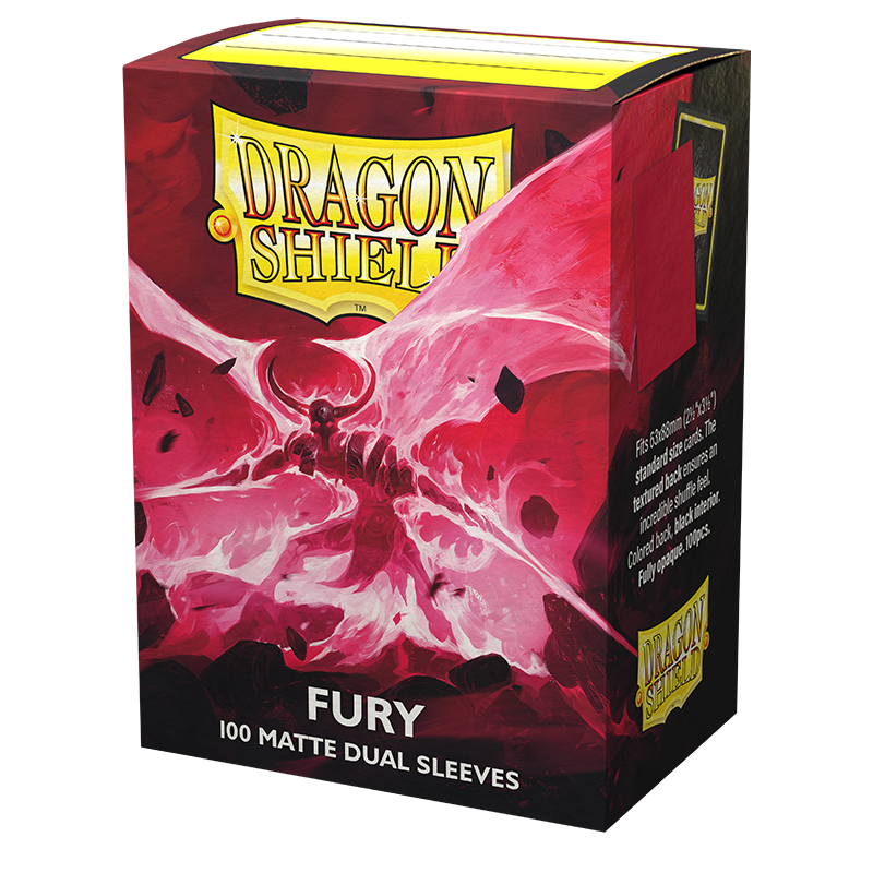 Dragon Shield : Pochettes standard 100ct - Fury (Dual Matte) 