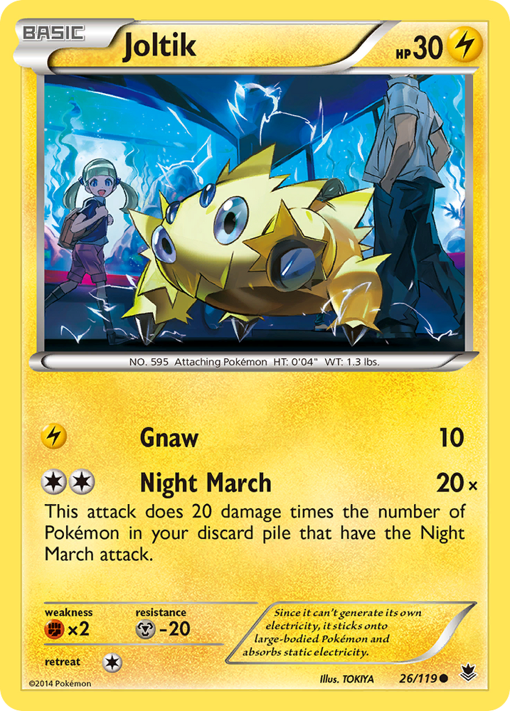 Joltik (26/119) [XY : Forces fantômes] 