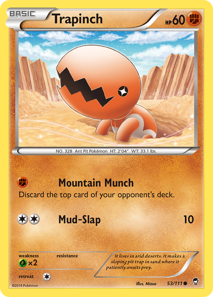 Trapinch (53/111) [XY : Poings furieux] 