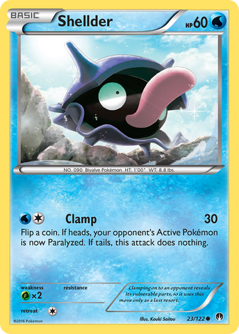 Shellder (23/122) [XY : BREAKpoint] 