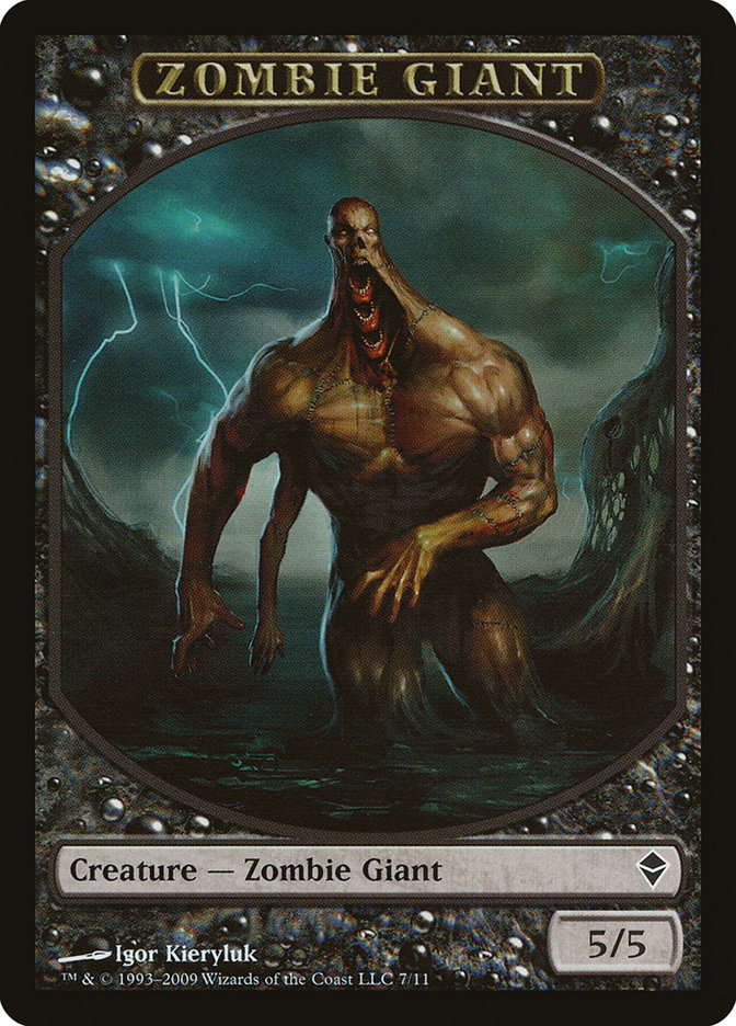 Jeton géant zombie [Jetons Zendikar] 