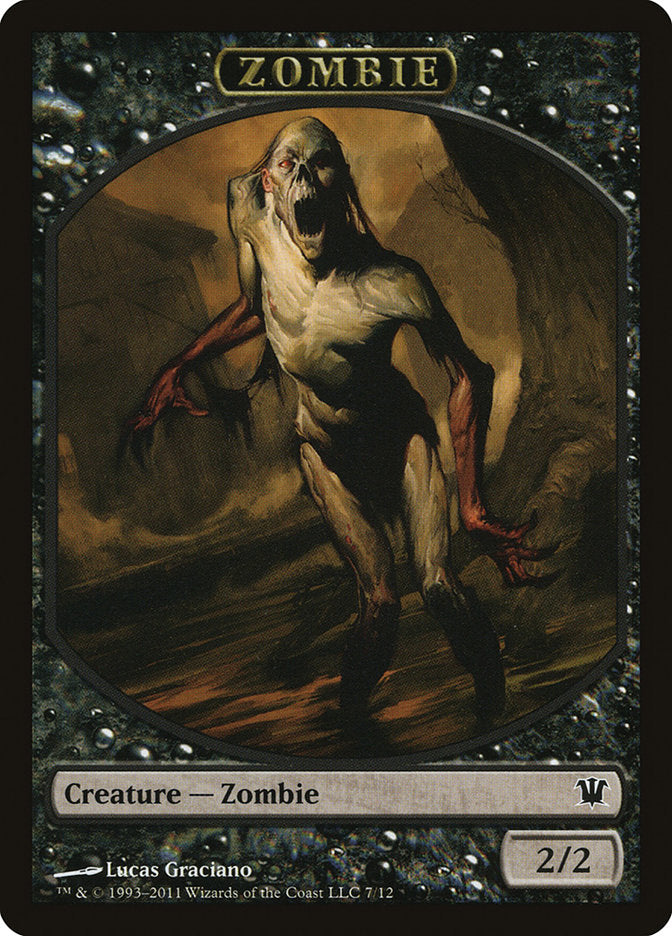 Jeton Zombie (7/12) [Jetons Innistrad] 