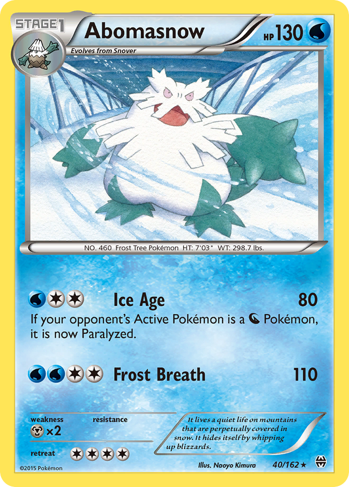 Abomasnow (40/162) [XY : PERCÉE] 