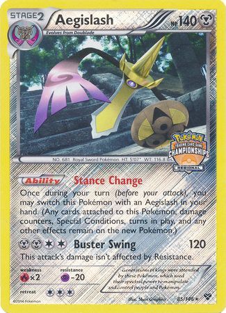 Aegislash (85/146) (Promo du championnat régional) [XY : ensemble de base] 