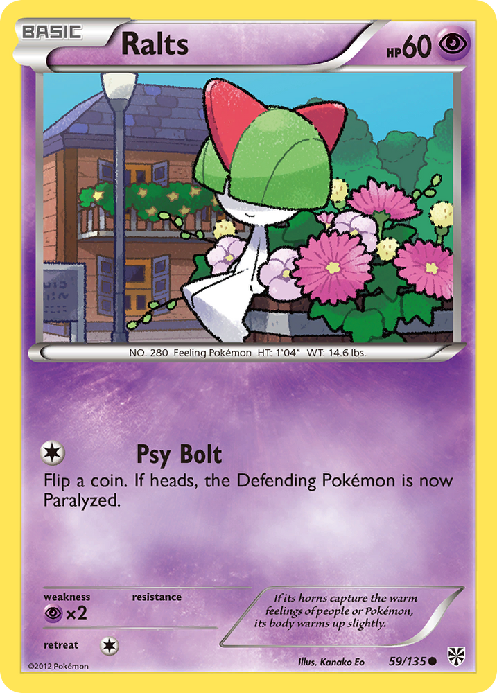 Ralts (59/135) [Noir et blanc : Tempête de plasma] 