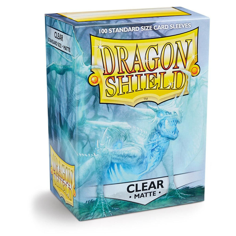 Dragon Shield : Pochettes standard 100 ct – Transparentes (mates) 