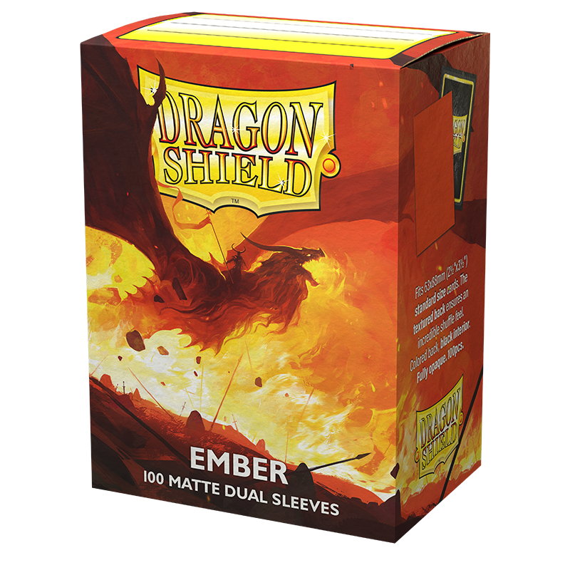 Dragon Shield : Pochettes standard 100 ct – Ember (double mat) 