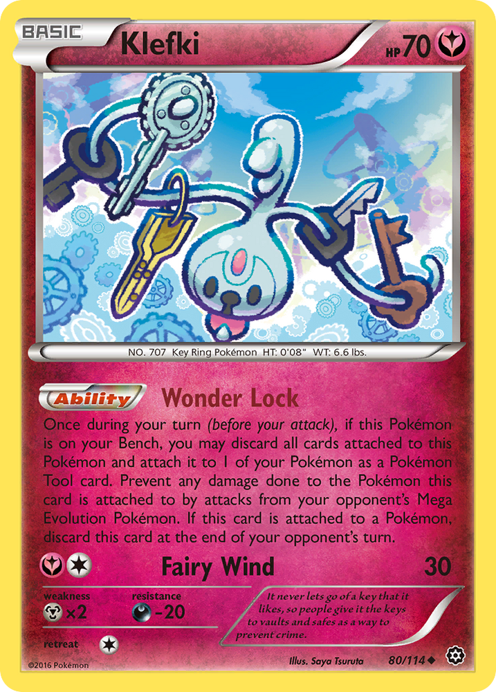 Klefki (80/114) [XY : Siège à vapeur] 