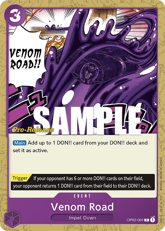 Venom Road [Cartes pré-version de Paramount War] 