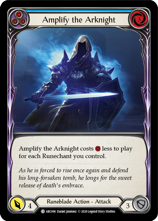 Amplifiez l'Arknight (Bleu) [U-ARC096] (Arcane Rising Unlimited) Illimité Normal 