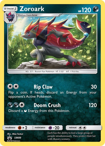 Zoroark (SM89) [Soleil et Lune : Promos Black Star] 