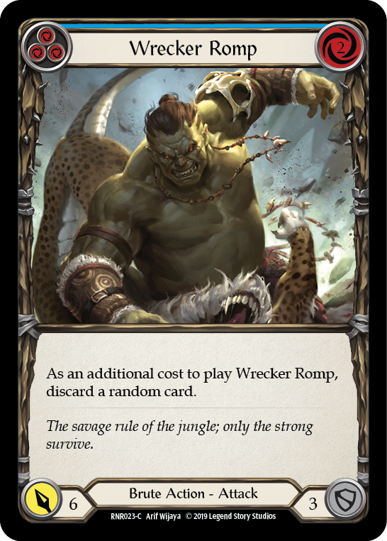 Wrecker Romp (Bleu) [RNR023-C] (Rhinar Hero Deck) 1ère édition Normal 