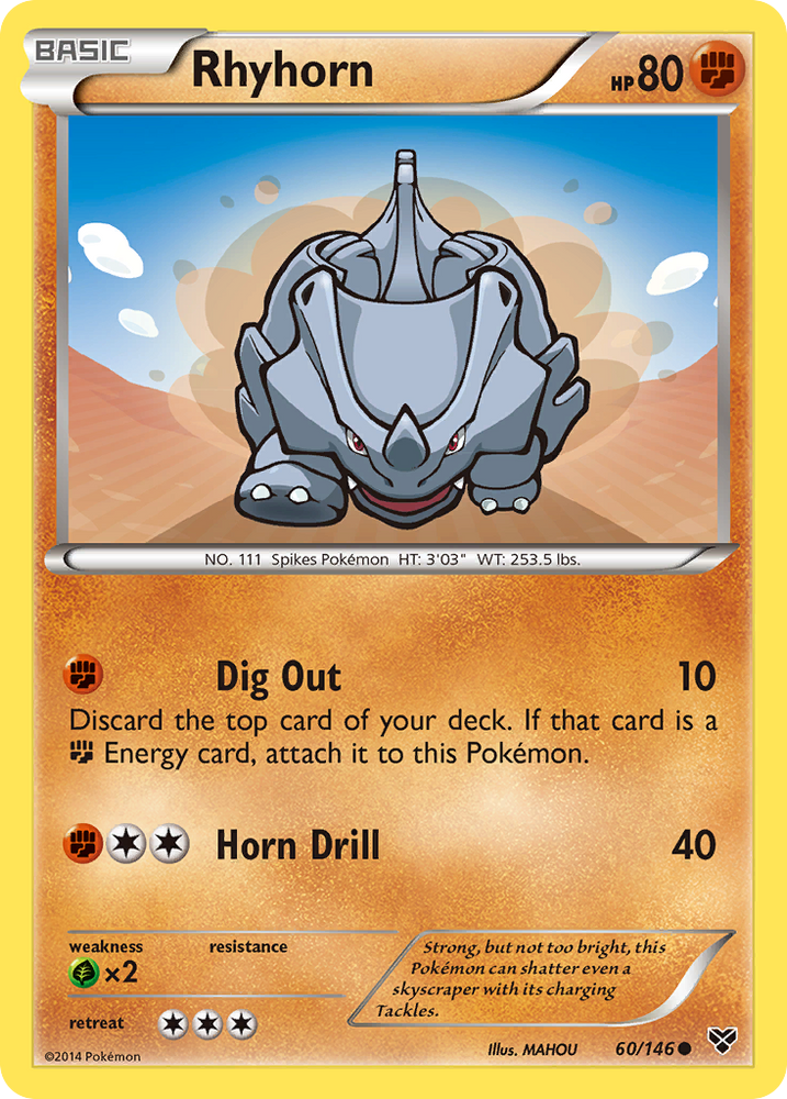 Rhyhorn (60/146) [XY : ensemble de base] 