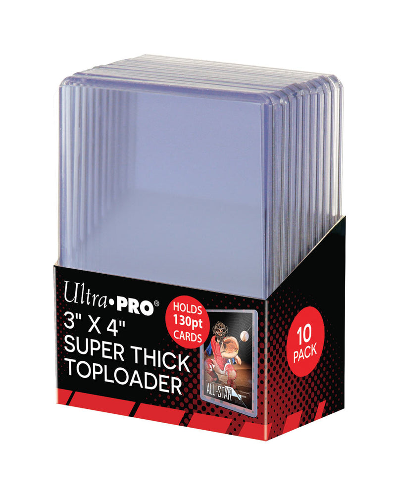 Ultra PRO : Toploader - 3" x 4" (10ct - Toploader super épais 130pt) 