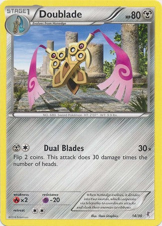 Doublade (14/30) [XY : Kit d'entraînement 1 - Bisharp] 