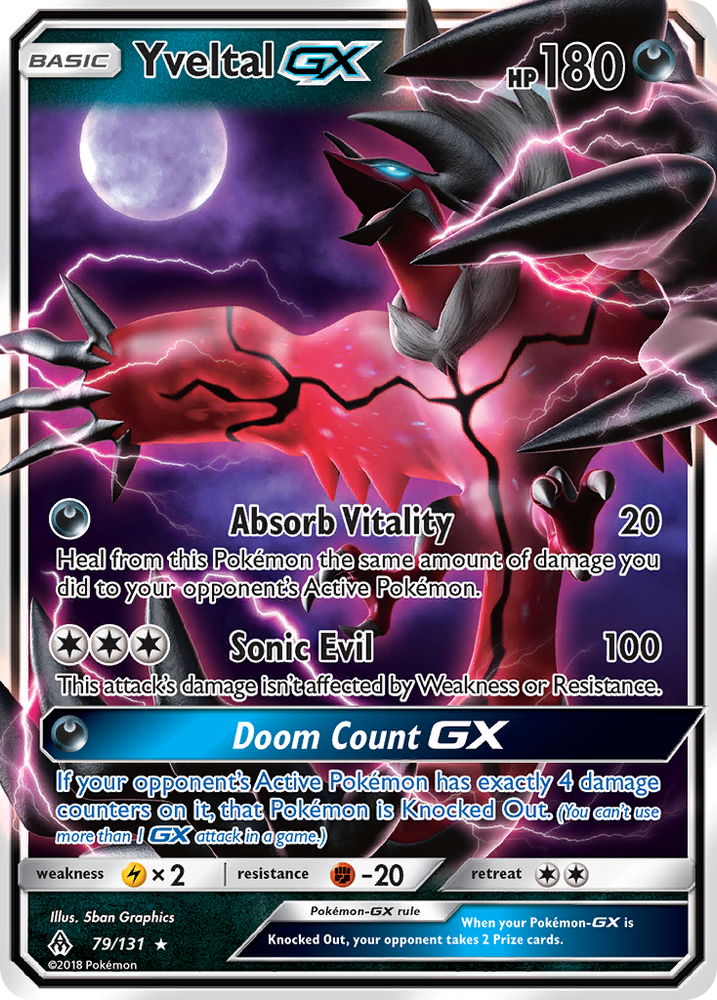 Yveltal GX (79/131) [Soleil et Lune : Lumière interdite] 