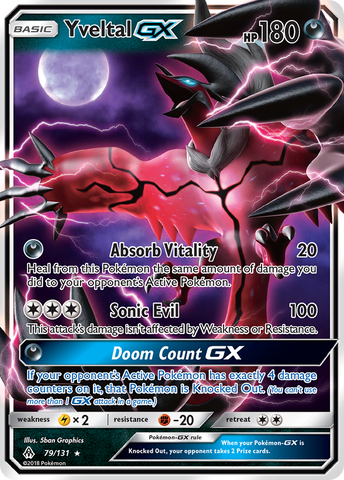 Yveltal GX (79/131) [Soleil et Lune : Lumière interdite] 