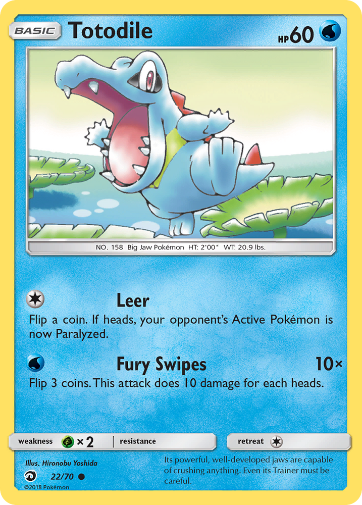 Totodile (22/70) [Soleil et Lune : Majesté du Dragon] 