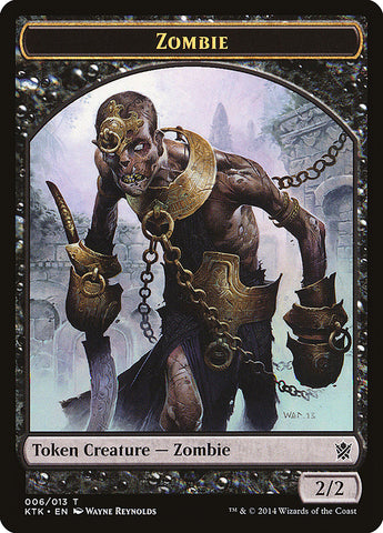 Jeton Zombie [Jetons des Khans de Tarkir] 