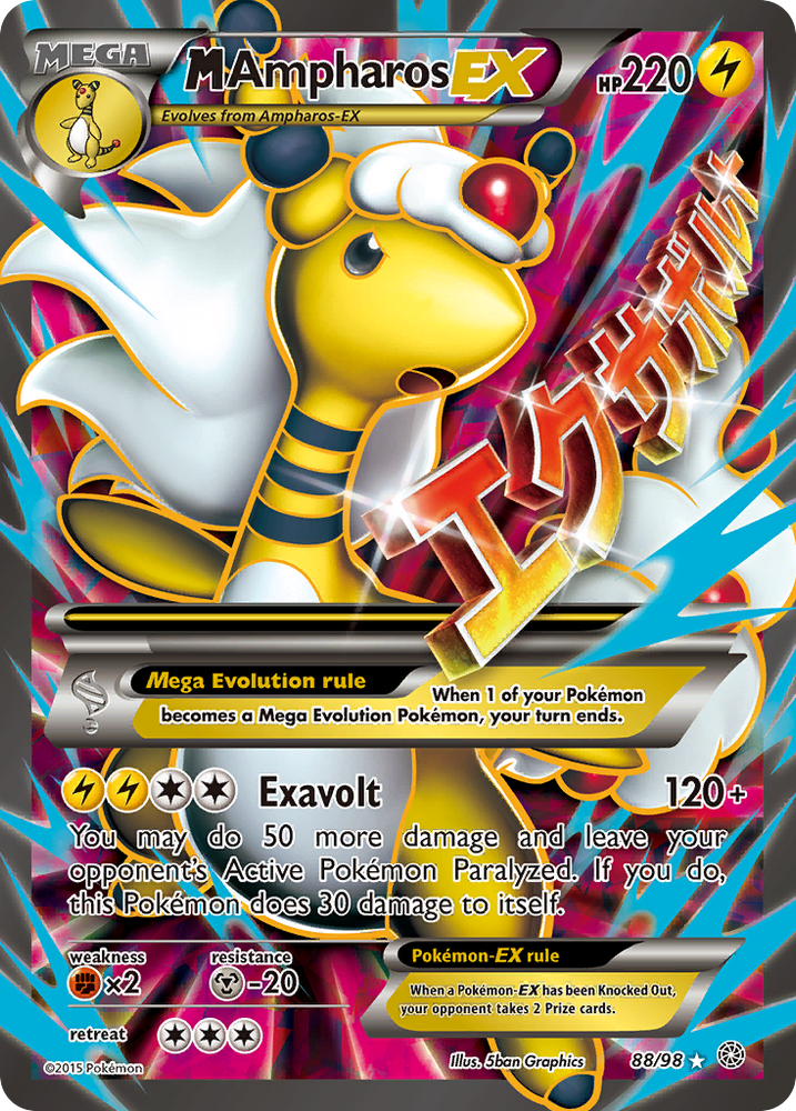 M Ampharos EX (88/98) [XY : Origines anciennes] 