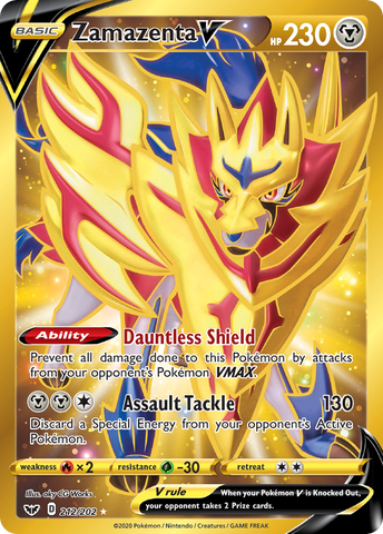 Zamazenta V (212/202) [Épée et bouclier : ensemble de base] 