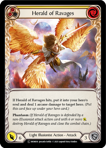 Herald of Ravages (Jaune) [U-MON018] (Monarch Unlimited) Illimité Normal 